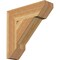 Ekena Millwork Traditional Slat Rough Sawn Bracket, Western Red Cedar, 6"W x 22"D x 22"H BKT06X22X22TRA06RWR - alternate 1